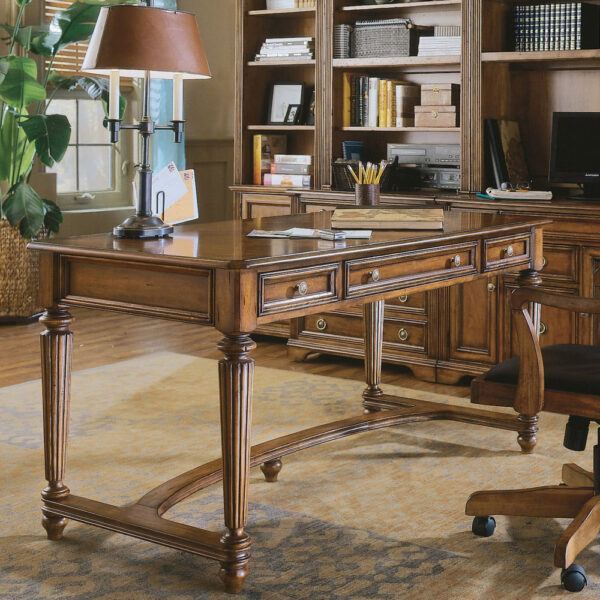 Hooker Furniture Home Office Brookhaven Leg Desk | Herman's Furniture and Design