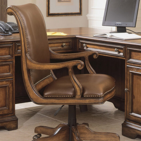 Hooker Furniture Home Office Brookhaven Desk Chair | Herman's Furniture and Design