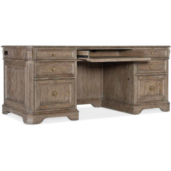 Hooker Furniture Home Office Sutter Executive Desk | Home Office Furniture | Herman's Furniture and Design