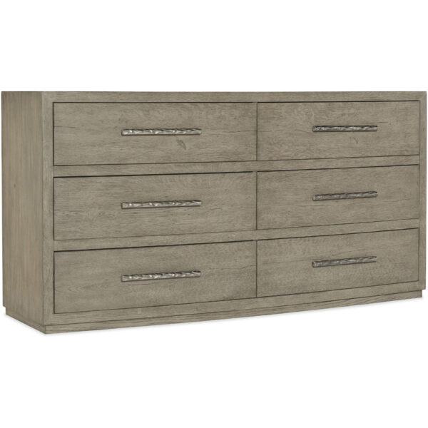 Hooker Furniture Bedroom Linville Falls Chimney Gap Six Drawer Dresser | Herman's Furniture and Design