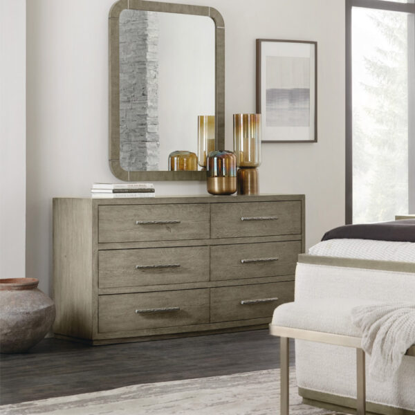 Hooker Furniture Bedroom Linville Falls Chimney Gap Six Drawer Dresser | Herman's Furniture and Design