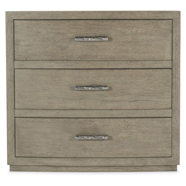 Hooker Furniture Bedroom Linville Falls Ashford Three Drawer Nightstand | Herman's Furniture and Design