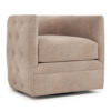 Bernhardt Living Palazzo Fabric Swivel Chair | Living Room | Herman's Furniture and Design