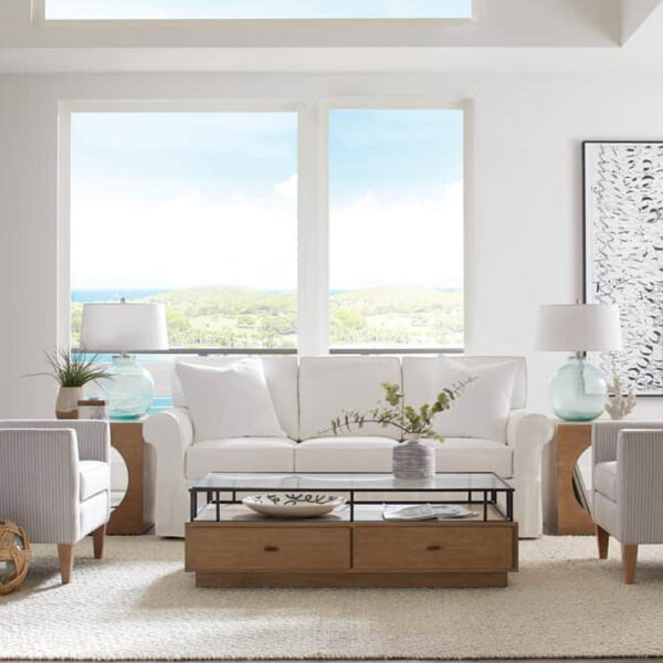 Rowe Furniture Nantucket Slipcovered Sofa | Rowe Furniture Loveseat | Herman's Furniture and Design