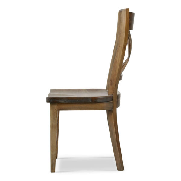 Bramble Summerset Chair with Wood Seat in Straw Wash | Herman's Furniture and Design