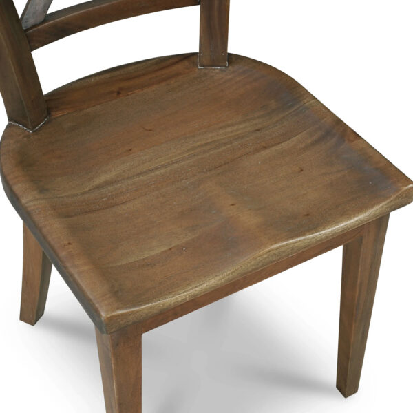 Bramble Summerset Chair with Wood Seat in Straw Wash | Herman's Furniture and Design