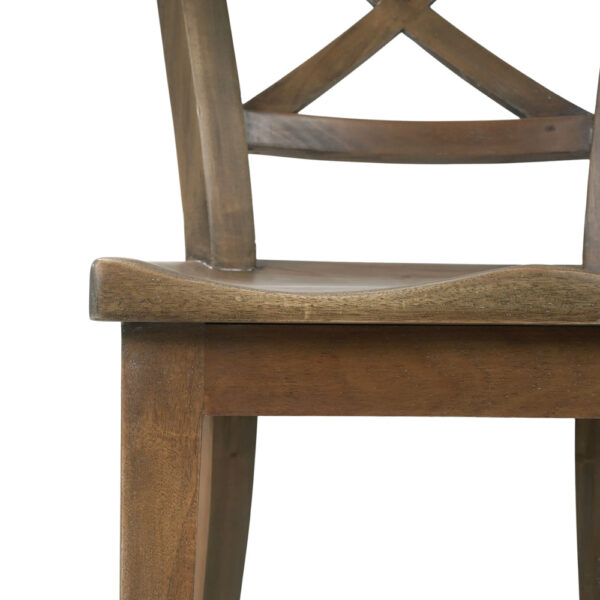 Bramble Summerset Chair with Wood Seat in Straw Wash | Herman's Furniture and Design