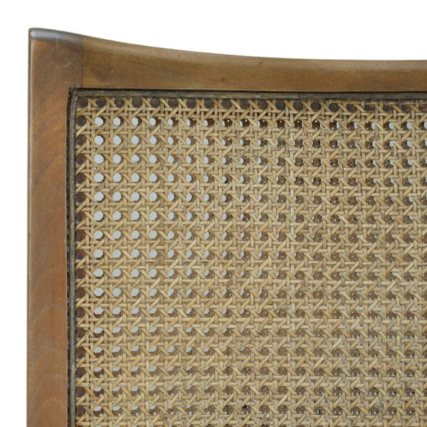 Bramble Dulwich Dining Chair in Straw Wash Arctic White Performance Fabric | Herman's Furniture and Design
