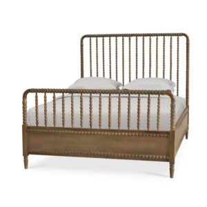 Bramble Cholet Bed Queen in Straw Wash Line Drawing | Herman's Furniture and Design Ohio