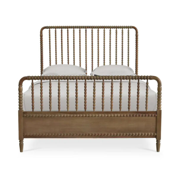Bramble Cholet Bed Queen in Straw Wash Line Drawing | Herman's Furniture and Design Ohio