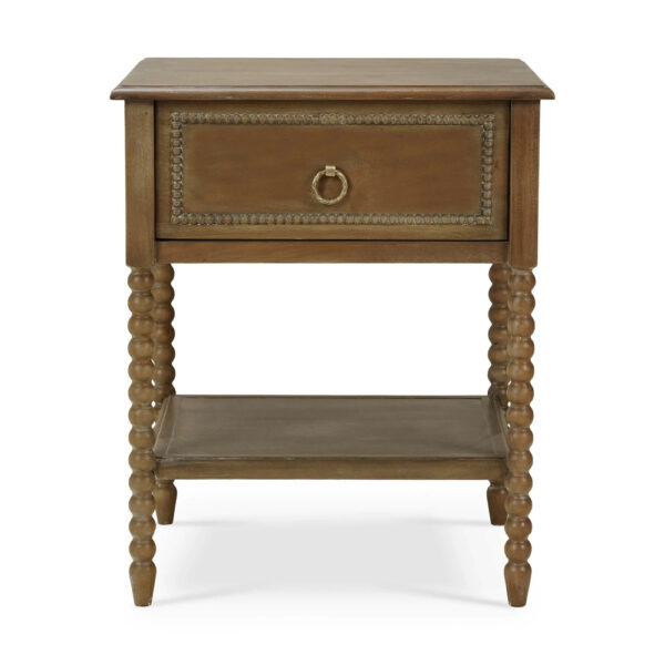 Bramble Cholet Bedside Table in Straw Wash | Herman's Furniture and Design Ohio
