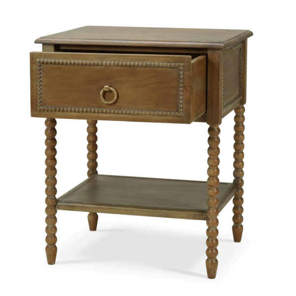 Bramble Cholet Bedside Table in Straw Wash | Herman's Furniture and Design Ohio