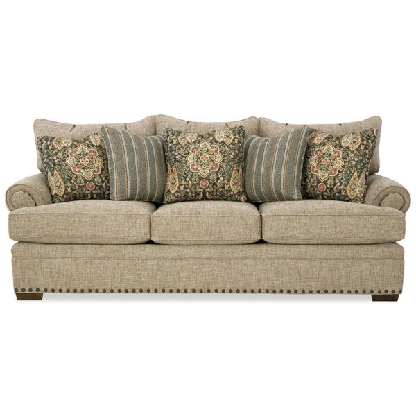 Craftmaster Furniture Essentials Sofa 701650 | Craftmaster Three Cushion Sofa | Herman's Furniture and Design