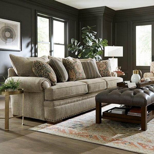 Craftmaster Furniture Essentials Sofa 701650 | Craftmaster Three Cushion Sofa | Herman's Furniture and Design
