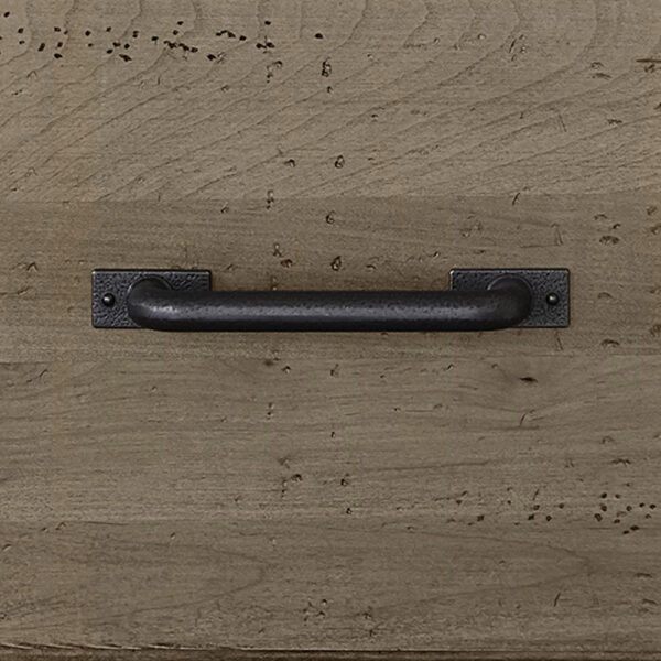 Vaughan Bassett Furniture Cool Rustic Nightstand 3 Drawers Stone Grey | Herman's Furniture and Design