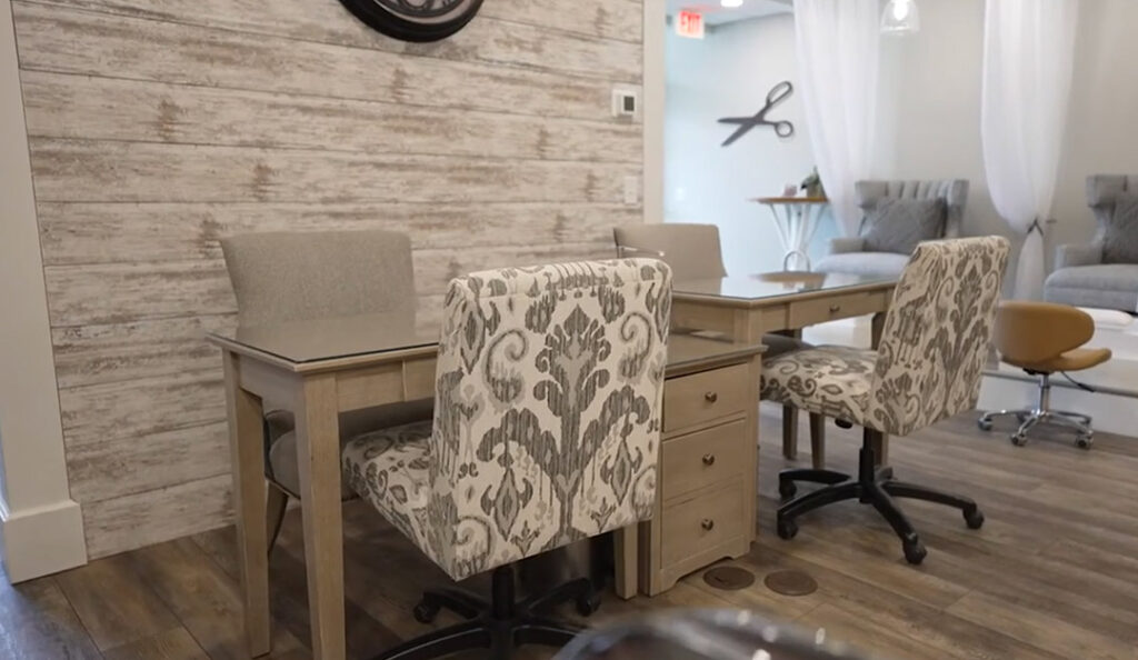 Lakeside Salon & Spa Redesign Remodel | Herman's Furniture and Design | Ohio Interior Designers