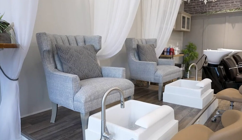 Lakeside Salon & Spa Redesign Remodel | Herman's Furniture and Design | Ohio Interior Designers