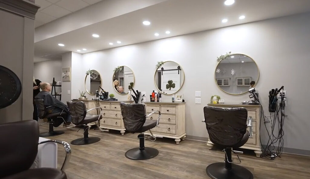 Lakeside Salon & Spa Redesign Remodel | Herman's Furniture and Design | Ohio Interior Designers