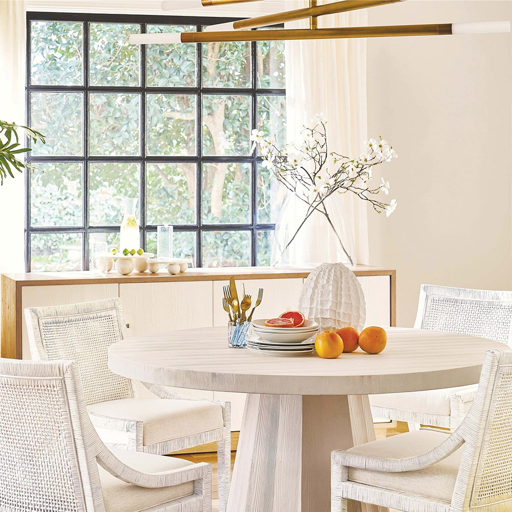 Mackinaw Round Dining Table | Universal Furniture Weekender Coastal Living Collection | Herman's Furniture and Design