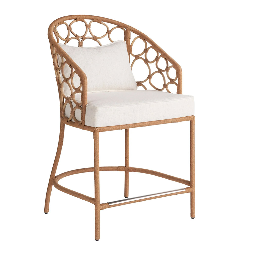 Pebble Counter Stool | Universal Furniture Weekender Coastal Living Collection | Herman's Furniture and Design